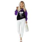 tcu horned frogs skull punisher grey black hoodie best selling