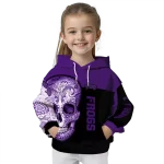 tcu horned frogs sugar skull purple black hoodie best selling