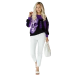 tcu horned frogs sugar skull purple black hoodie best selling