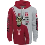 temple owls achmed skull red hoodie best selling