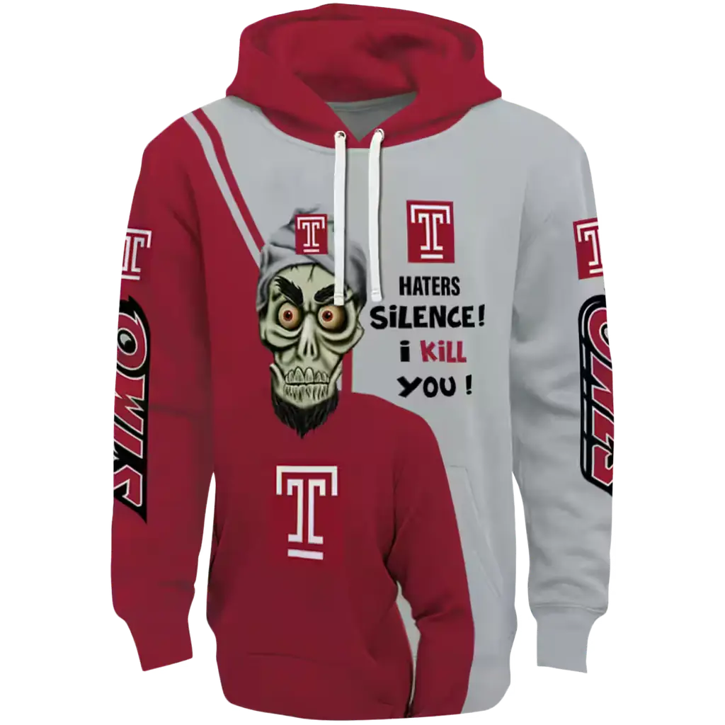 temple owls achmed skull red hoodie best selling temple owls achmed skull red hoodie best selling