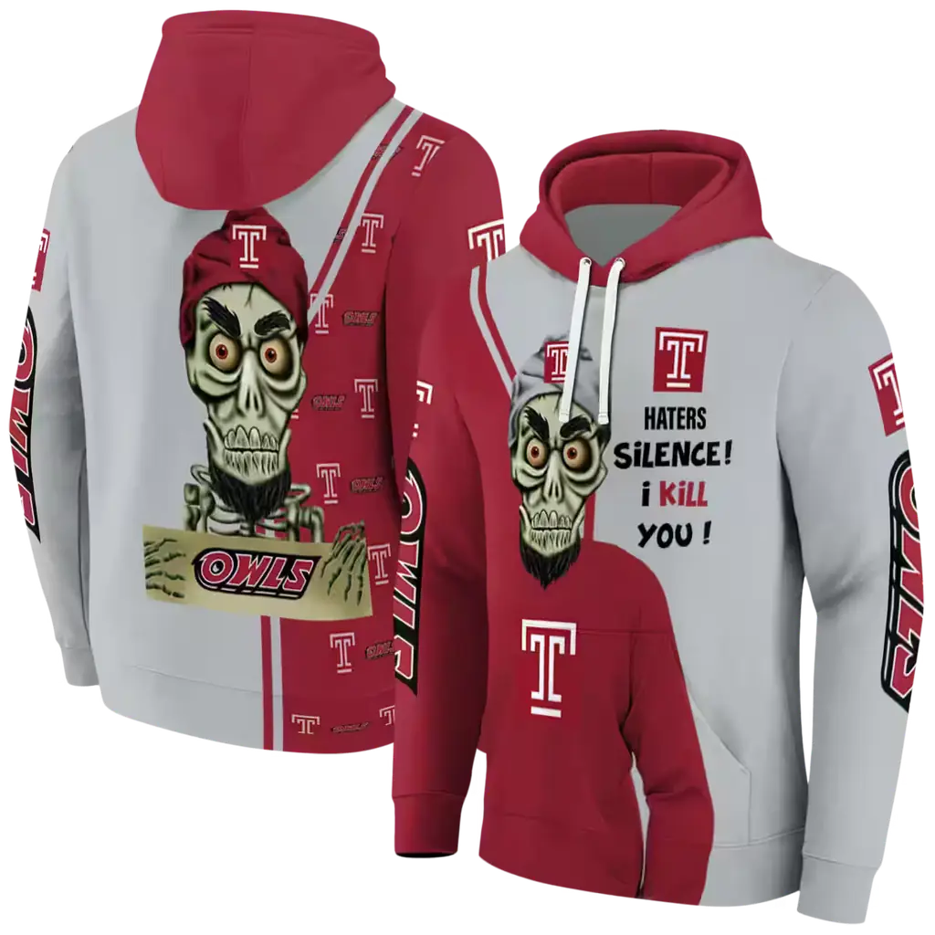 temple owls achmed skull red hoodie fashion forward temple owls achmed skull red hoodie fashion forward