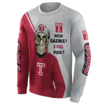 temple owls achmed skull red hoodie best selling
