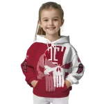 temple owls graphic punisher red white hoodie best selling