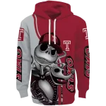 temple owls jack skellington red hoodie best selling