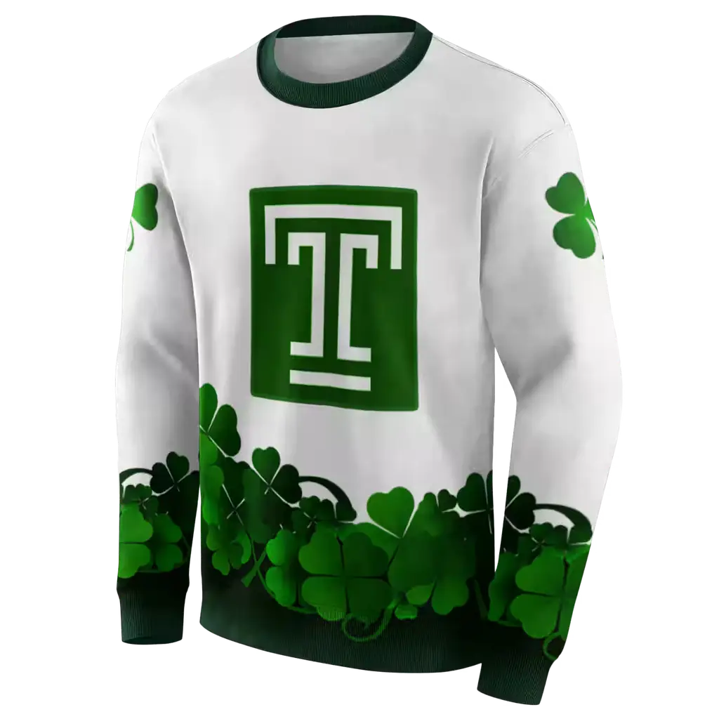 temple owls lucky motif white green hoodie new arrival temple owls lucky motif white green hoodie new arrival