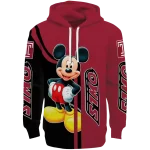 temple owls mickey mouse red black hoodie best selling