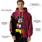 temple owls mickey mouse red black hoodie best selling