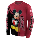 temple owls mickey mouse red black hoodie best selling
