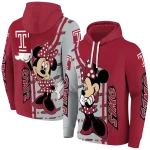 temple owls minnie mouse red hoodie best selling