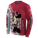 temple owls minnie mouse red hoodie best selling