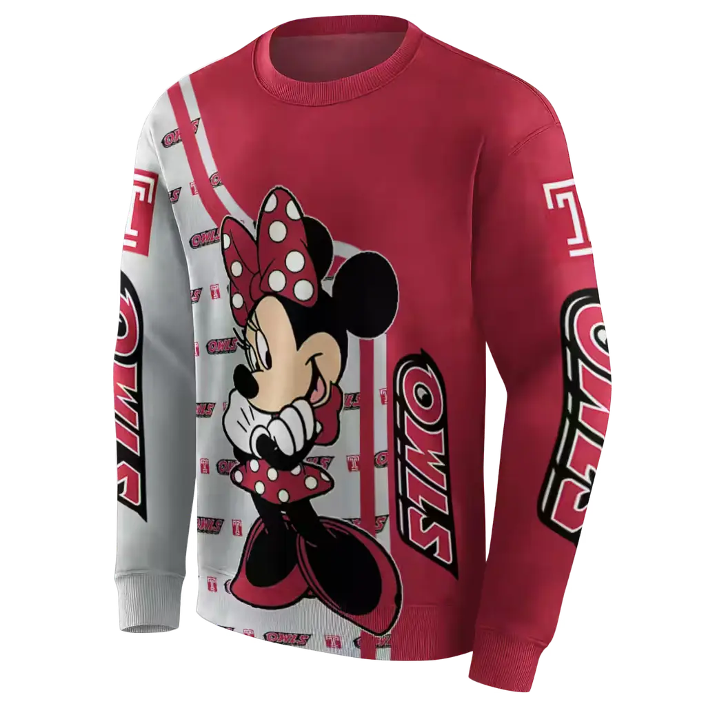 temple owls minnie mouse red hoodie new arrival temple owls minnie mouse red hoodie new arrival