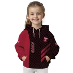 temple owls monogram pattern red hoodie best selling