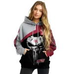 temple owls skull punisher silver black hoodie best selling