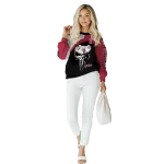 temple owls skull punisher silver black hoodie best selling