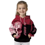 temple owls sugar skull red black hoodie best selling