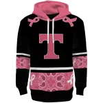 tennessee volunteers awareness ribbon black pink hoodie best selling