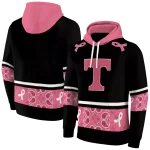 tennessee volunteers awareness ribbon black pink hoodie best selling