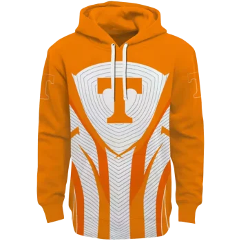 tennessee volunteers concentric lines orange black hoodie best selling