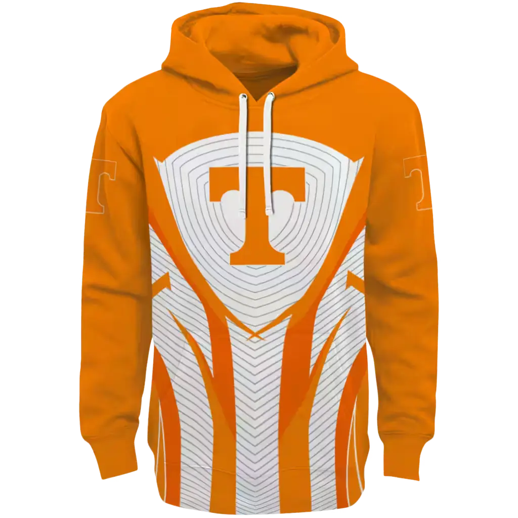 tennessee volunteers concentric lines orange black hoodie best selling tennessee volunteers concentric lines orange black hoodie best selling
