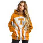 tennessee volunteers concentric lines orange black hoodie best selling