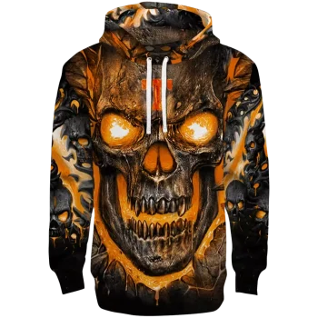 tennessee volunteers demonic skull orange black hoodie best selling