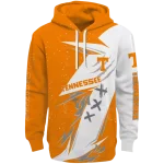 tennessee volunteers dynamic slash orange white hoodie best selling
