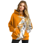 tennessee volunteers dynamic slash orange white hoodie best selling