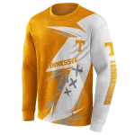 tennessee volunteers dynamic slash orange white hoodie best selling