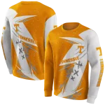 tennessee volunteers dynamic slash orange white hoodie best selling