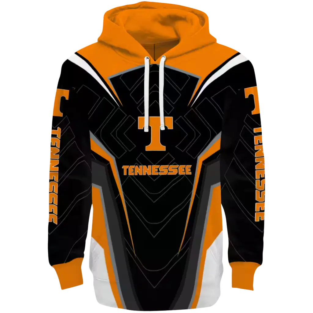 tennessee volunteers futuristic pattern orange black hoodie best selling tennessee volunteers futuristic pattern orange black hoodie best selling