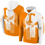 tennessee volunteers graphic punisher orange white hoodie best selling