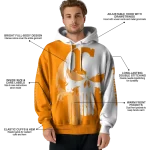 tennessee volunteers graphic punisher orange white hoodie best selling