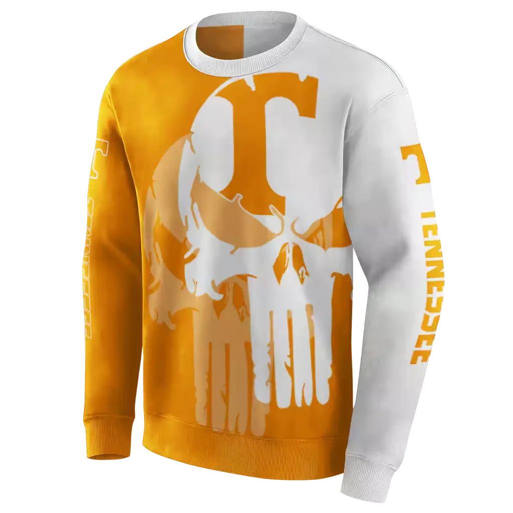 tennessee volunteers graphic punisher orange white hoodie new arrival tennessee volunteers graphic punisher orange white hoodie new arrival