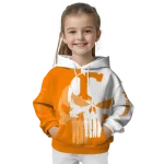 tennessee volunteers graphic punisher orange white hoodie best selling