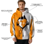 tennessee volunteers heartbeat graphic orange hoodie best selling