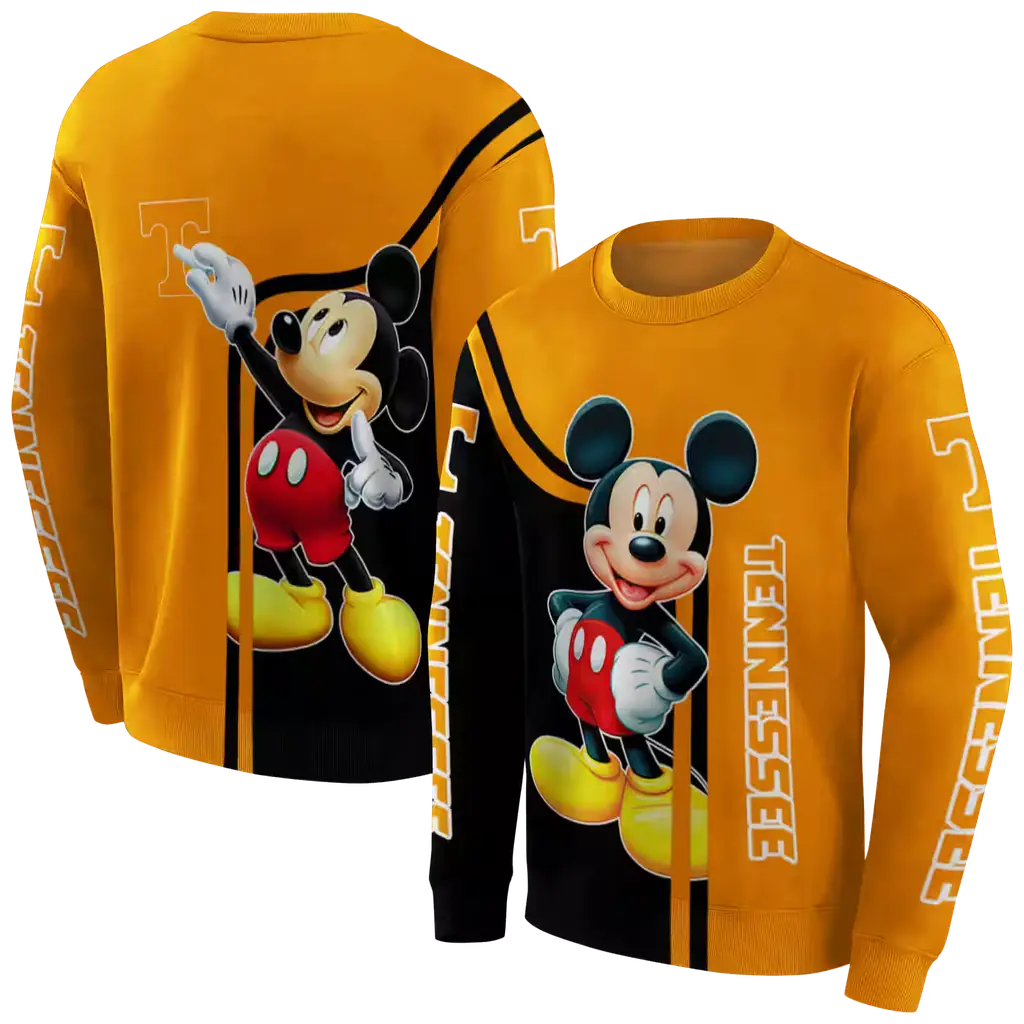tennessee volunteers mickey mouse orange black hoodie premium grade tennessee volunteers mickey mouse orange black hoodie premium grade