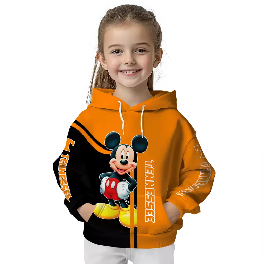 tennessee volunteers mickey mouse orange black hoodie top rated tennessee volunteers mickey mouse orange black hoodie top rated