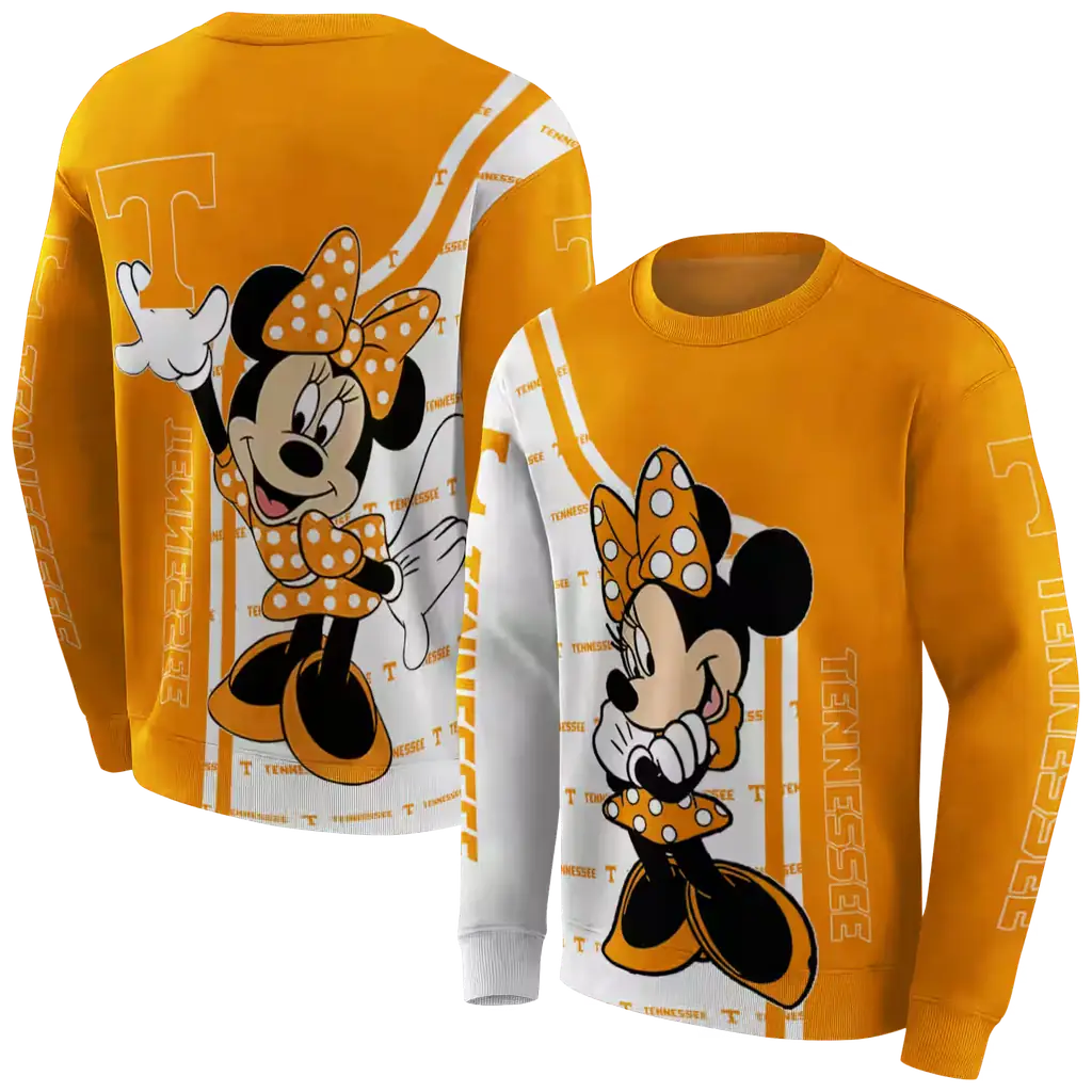 tennessee volunteers minnie mouse orange hoodie premium grade tennessee volunteers minnie mouse orange hoodie premium grade