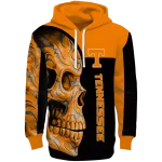 tennessee volunteers skull motif orange black hoodie best selling