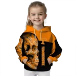 tennessee volunteers skull motif orange black hoodie best selling