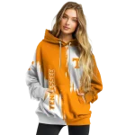 tennessee volunteers splatter effect orange hoodie best selling