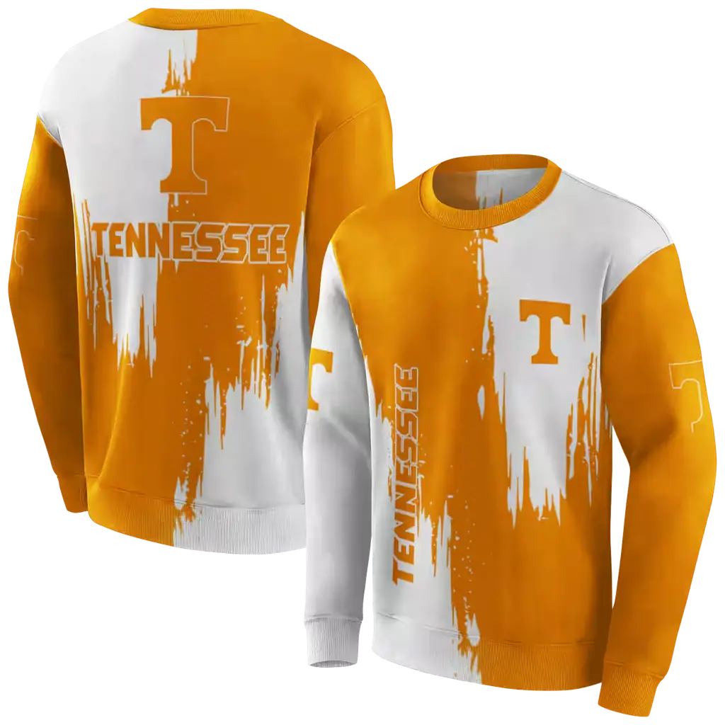 tennessee volunteers splatter effect orange hoodie premium grade tennessee volunteers splatter effect orange hoodie premium grade