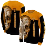 tennessee volunteers sugar skull orange black hoodie best selling