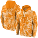 tennessee volunteers tie dye pattern orange hoodie best selling