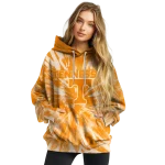 tennessee volunteers tie dye pattern orange hoodie best selling