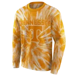 tennessee volunteers tie dye pattern orange hoodie best selling