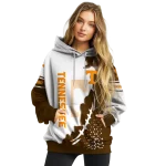 tennessee volunteers triangular pattern orange white hoodie best selling