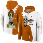 texas longhorns achmed skull orange hoodie best selling