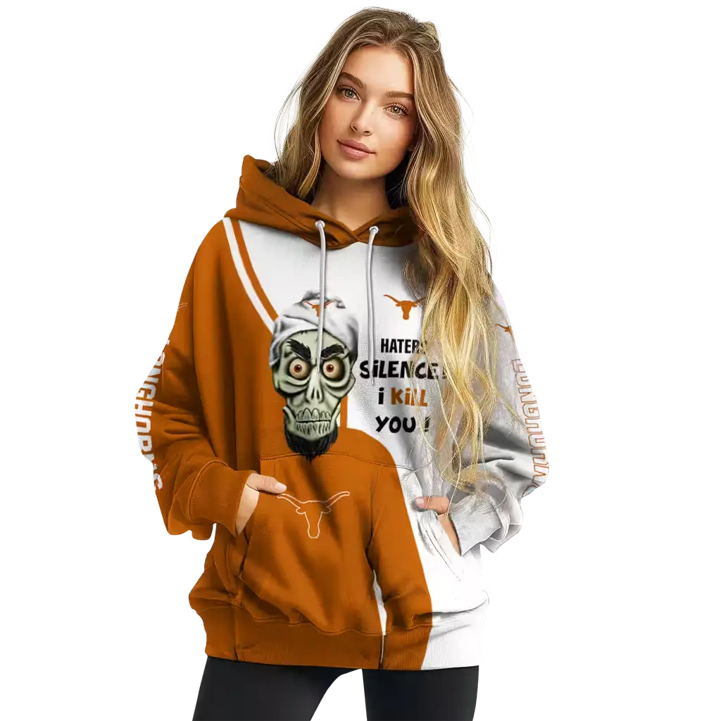 texas longhorns achmed skull orange hoodie high quality texas longhorns achmed skull orange hoodie high quality
